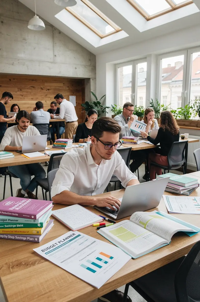 Grafikonok és diagramok egy képernyőn, amelyek bemutatják az adósságállomány csökkenését.