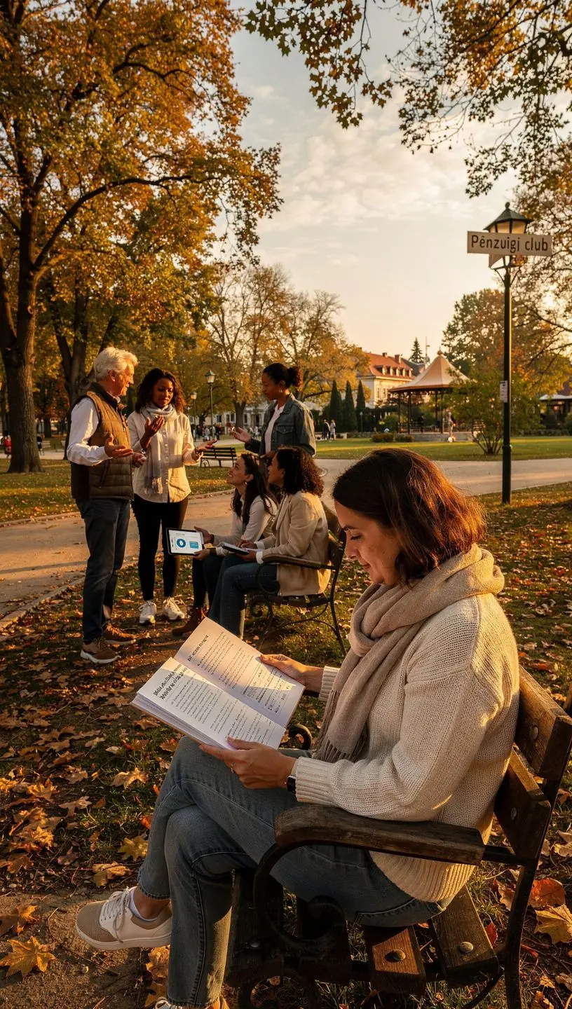 Személy összpontosítva jegyzeteket készít egy pénzügyi tanácsadó blog olvasása közben.